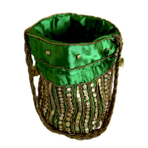 Fascinating Green Potli Bag For Women