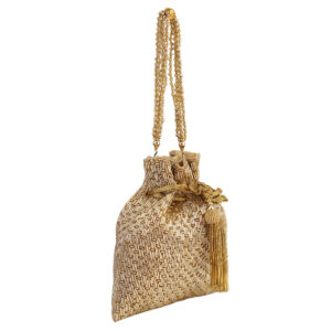 Women’s Designer Golden Potli Bag