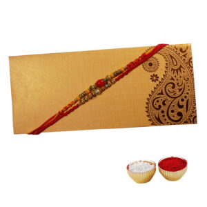 Beautiful Thread Rakhi For Brother Pack of 2